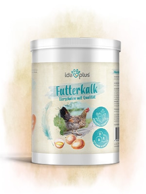 Futterkalk Eine 1 Kilogramm Dose Futterkalk.