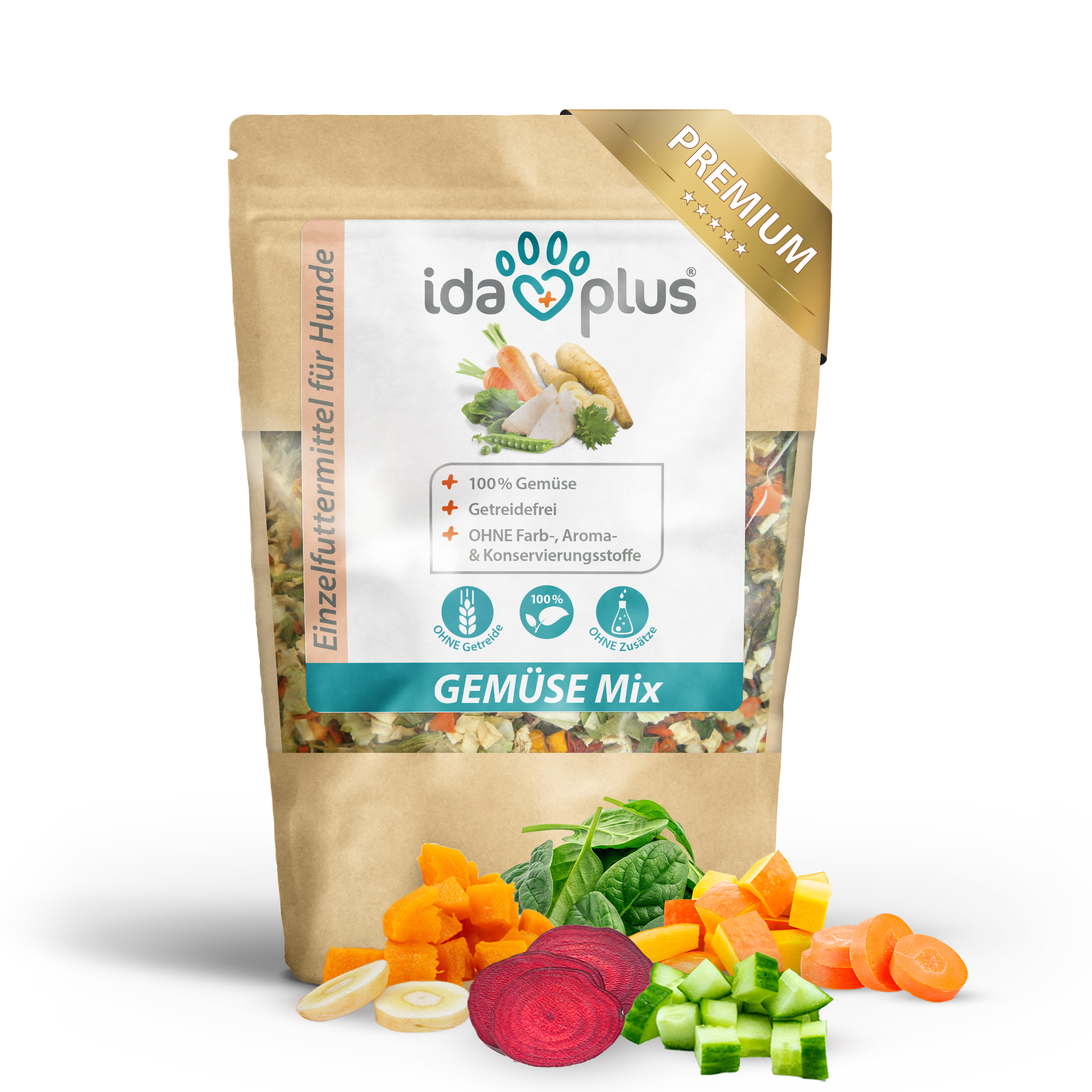 Gemüse Mix – Barf Gemüse für Hunde – Getreidefrei & ohne künstliche Zusätze - 1 Kg Gemüse Mix – Barf Gemüse für Hunde – Getreidefrei & ohne künstliche Zusätze - 1 Kg