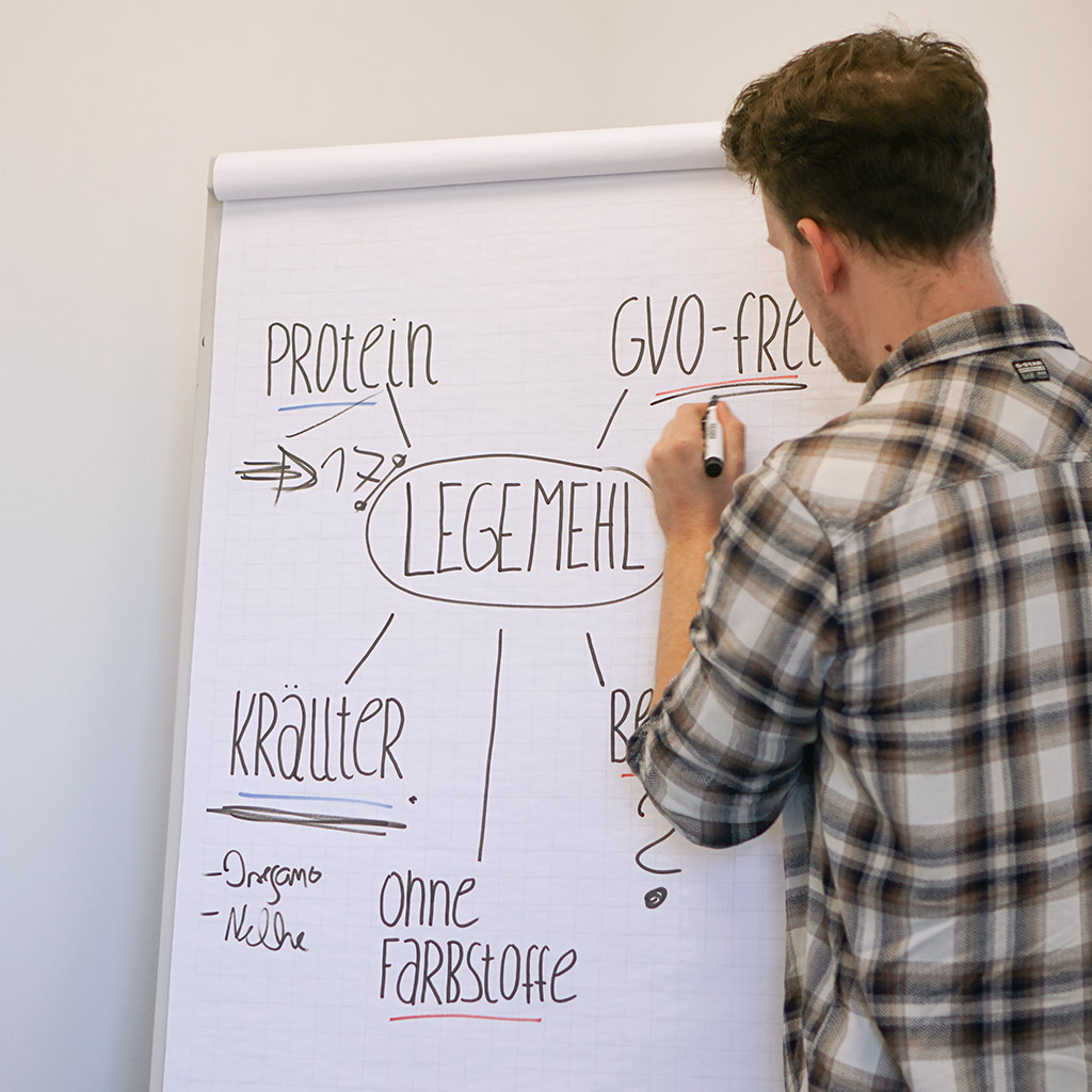 Produkt Brainstorm Brainstorm zu den Inhaltsstoffen des Produkts 'Legemehl'