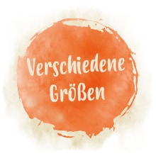 Verschiedene Größen Symbol mit der Beschriftung 'Verschiedene Größen'