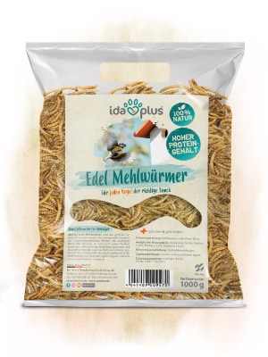 Edel Mehlwürmer Ein 1000 Gramm Sack der Edel Mehlwürmer
