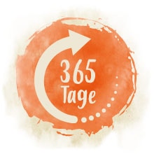 365 Tage Symbol mit der Aufschrift: '365 Tage'