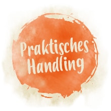 Praktisches Handling Ein Symbol mit der Aufschrift: 'Praktisches Handling'