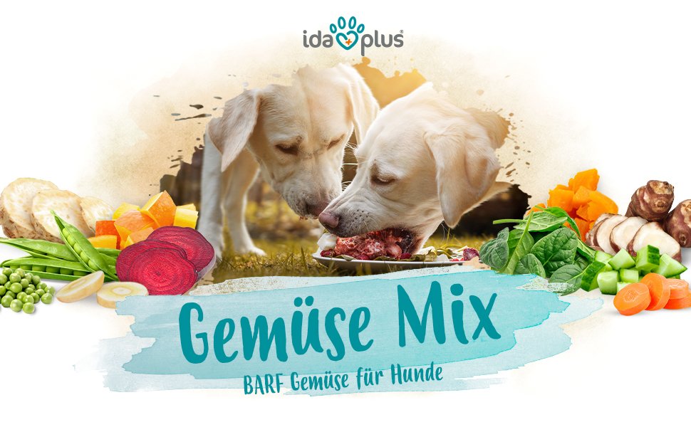 Ida Plus Barf Gemüsemix für Hunde Barf Gemüse für Hunde