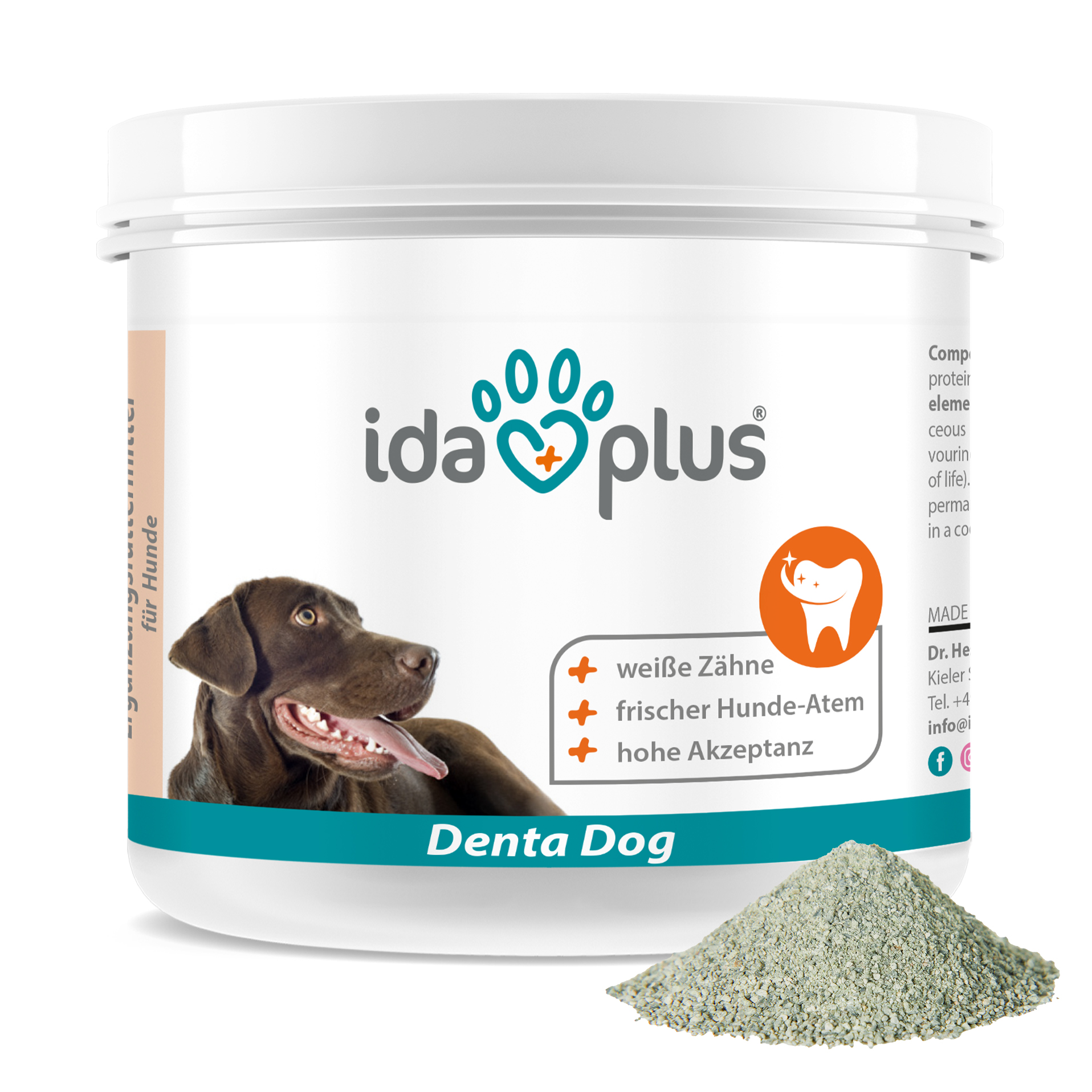 Denta Dog - kinderleichte Hunde Zahnpflege - stoppt Hunde Mundgeruch - 150 g Denta Dog - kinderleichte Hunde Zahnpflege - stoppt Hunde Mundgeruch - 150 g