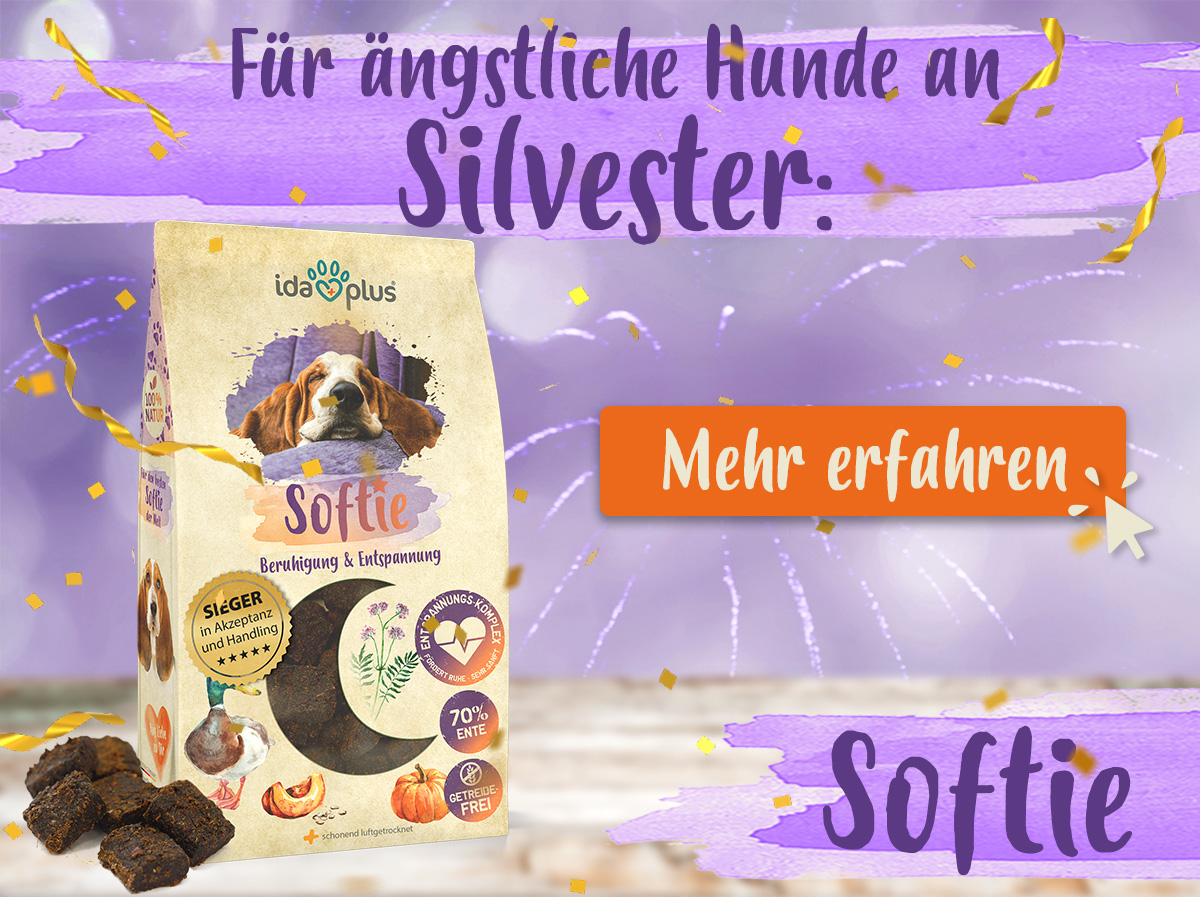 Produktbild der Ida Plus Softies - Vitalfood zur Beruhigung für Hunde